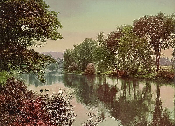 On the Chenango River, ca 1900. Creator: Unknown