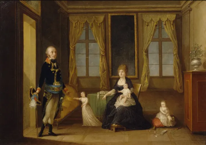 Framed Print : The Chernyshov Family, Early 19th cen Artist: Anonymous Framed Print : The Chernyshov Family, Early 19th cen Artist: Anonymous