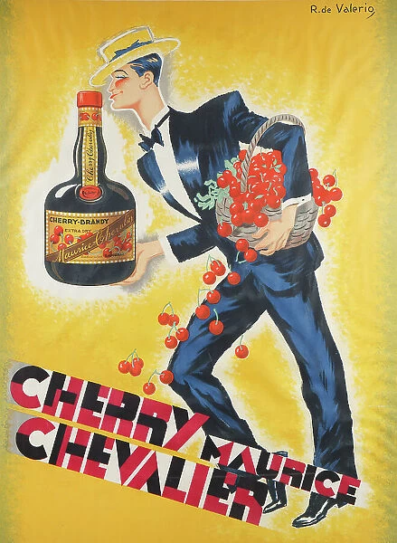 Cherry Maurice Chevalier, c. 1930. Creator: Valerio, Roger de (1886-1951)