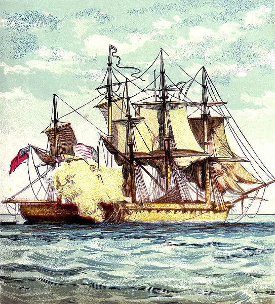 Chesapeake and Shannon, 1812 (c1850s)