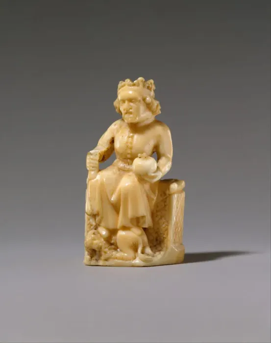 Framed Print : Chess Piece in the Form of a King, German, 1350-1400. Creator: Unknown Framed Print : Chess Piece in the Form of a King, German, 1350-1400. Creator: Unknown