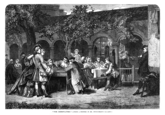 Framed Print : The Chessplayers, 1864 Framed Print : The Chessplayers, 1864