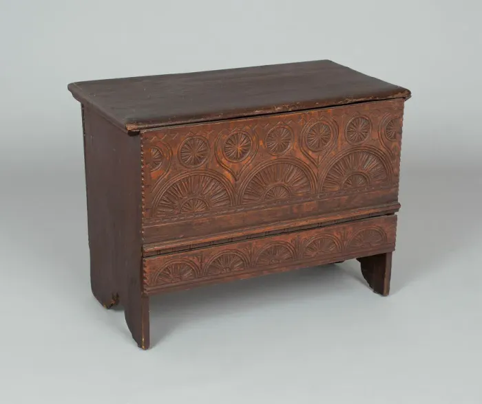Framed Print : Chest, c. 1692. Creator: Unknown Framed Print : Chest, c. 1692. Creator: Unknown