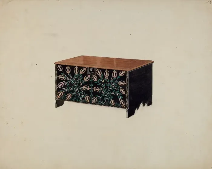 Framed Print : Chest, c. 1936. Creator: Martin Partyka Framed Print : Chest, c. 1936. Creator: Martin Partyka