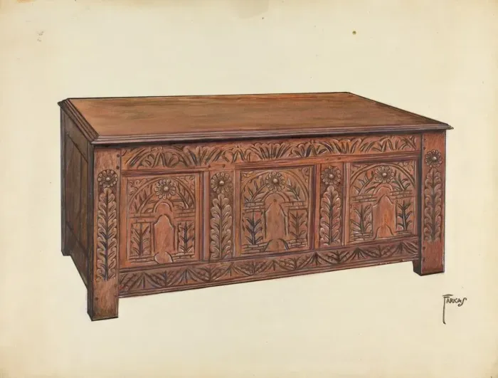 Framed Print : Chest, c. 1937. Creator: Paul Farkas Framed Print : Chest, c. 1937. Creator: Paul Farkas