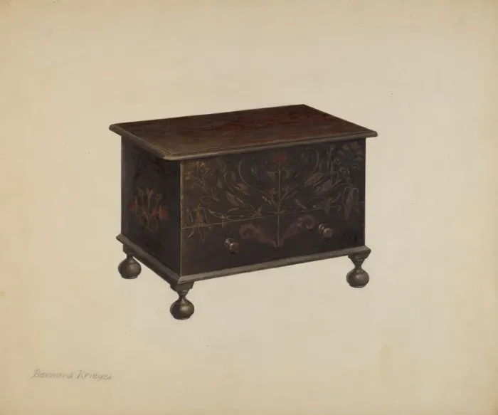 Framed Print : Chest, c. 1938. Creator: Bernard Krieger Framed Print : Chest, c. 1938. Creator: Bernard Krieger