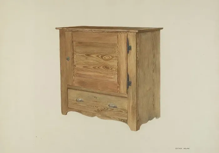 Framed Print : Chest, c. 1939. Creator: Esther Molina Framed Print : Chest, c. 1939. Creator: Esther Molina