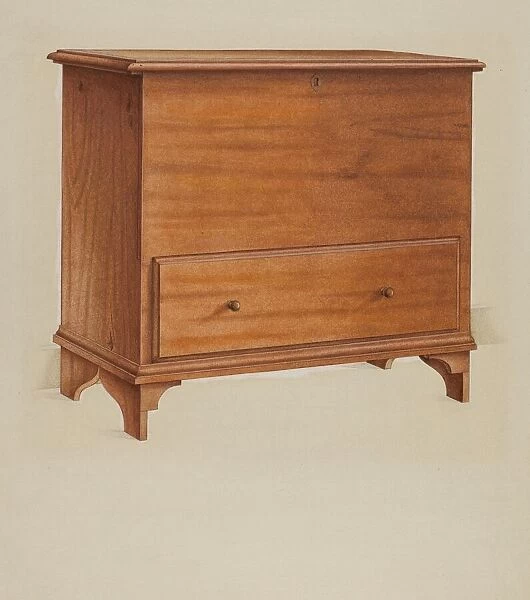 Chest with Drawer, c. 1937. Creator: Alfred H. Smith