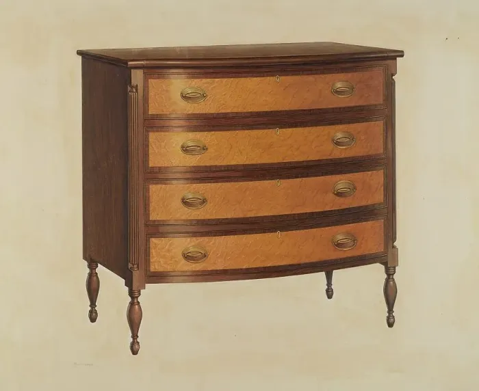 Framed Print : Chest of Drawers, 1938. Creator: Ernest Busenbark Framed Print : Chest of Drawers, 1938. Creator: Ernest Busenbark
