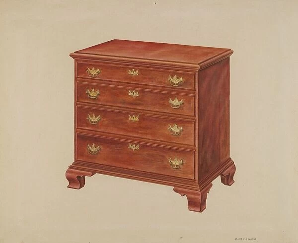 Chest of Drawers, c. 1937. Creator: Francis Law Durand