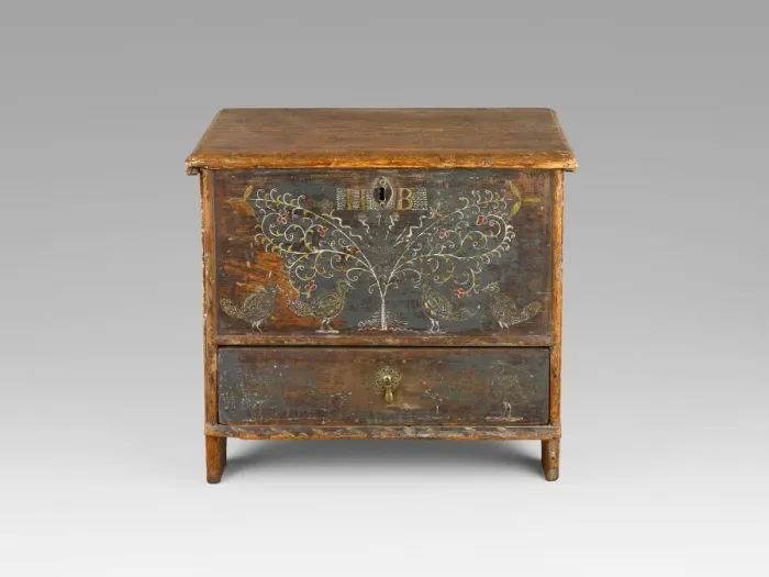 Framed Print : Chest-Over-Drawer, c. 1725. Creator: Robert Crosman Framed Print : Chest-Over-Drawer, c. 1725. Creator: Robert Crosman