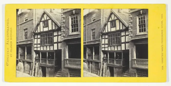 Framed Print : Chester - Gods Providence House, 1652, 1850 / 94. Creator: Francis Bedford Framed Print : Chester - Gods Providence House, 1652, 1850 / 94. Creator: Francis Bedford
