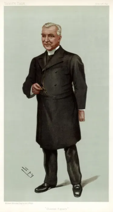 Framed Print : Chester Square, Canon Fleming, British clergyman, 1899. Artist: Spy Framed Print : Chester Square, Canon Fleming, British clergyman, 1899. Artist: Spy