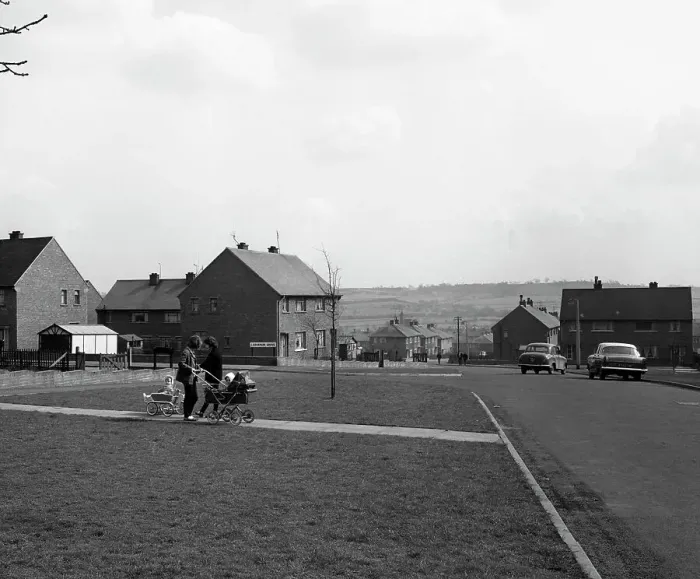 Framed Print : Chestnut Grove, Conisborough, South Yorkshire, 1964. Artist: Michael Walters Framed Print : Chestnut Grove, Conisborough, South Yorkshire, 1964. Artist: Michael Walters