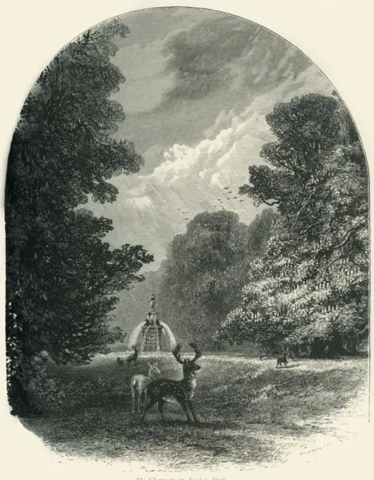 Framed Print : The Chestnuts in Bushey Park, c1870 Framed Print : The Chestnuts in Bushey Park, c1870