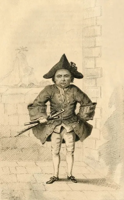 Framed Print : Chevalier Desseasau, Remarkable for his Vanity, 1821. Creator: Robert Cooper Framed Print : Chevalier Desseasau, Remarkable for his Vanity, 1821. Creator: Robert Cooper