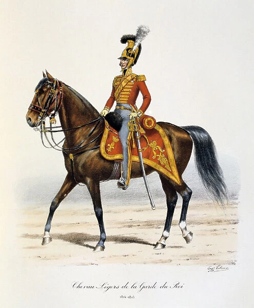 Chevau-Legers de la Garde du Roi, 1814-15. Artist: Eugene Titeux