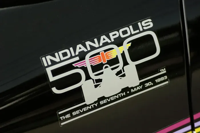 Framed Print : Chevrolet Camaro Indie pace car 1993. Artist: Simon Clay Framed Print : Chevrolet Camaro Indie pace car 1993. Artist: Simon Clay