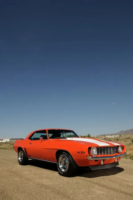 Framed Print : Chevrolet Camaro Z28 1969. Artist: Simon Clay Framed Print : Chevrolet Camaro Z28 1969. Artist: Simon Clay