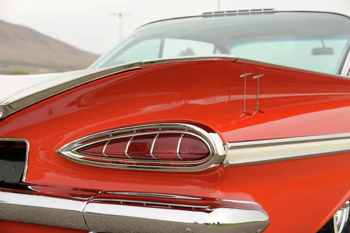 Framed Print : Chevrolet Impala Bubble top 1959. Artist: Simon Clay Framed Print : Chevrolet Impala Bubble top 1959. Artist: Simon Clay
