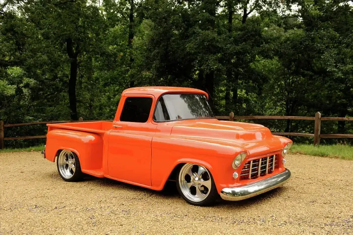 Framed Print : Chevrolet Model 3A Truck 1957. Artist: Simon Clay Framed Print : Chevrolet Model 3A Truck 1957. Artist: Simon Clay