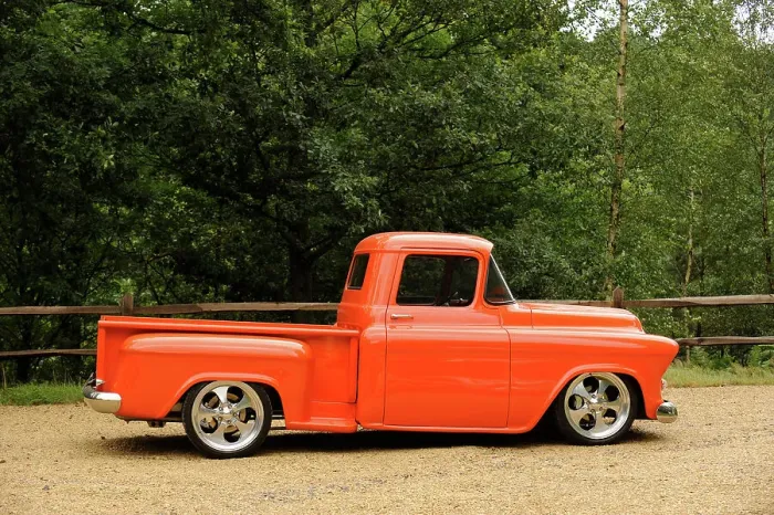 Framed Print : Chevrolet Model 3A Truck 1957. Artist: Simon Clay Framed Print : Chevrolet Model 3A Truck 1957. Artist: Simon Clay