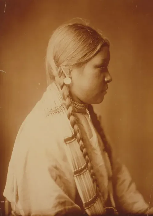 Framed Print : The Cheyenne Belle, c1904. Creator: Edward Sheriff Curtis Framed Print : The Cheyenne Belle, c1904. Creator: Edward Sheriff Curtis