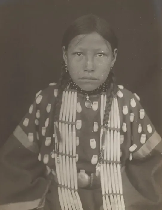 Framed Print : Cheyenne girl, 1910. Creator: Edward Sheriff Curtis Framed Print : Cheyenne girl, 1910. Creator: Edward Sheriff Curtis