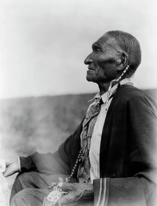 Framed Print : A Cheyenne Peyote leader, c1927. Creator: Edward Sheriff Curtis Framed Print : A Cheyenne Peyote leader, c1927. Creator: Edward Sheriff Curtis