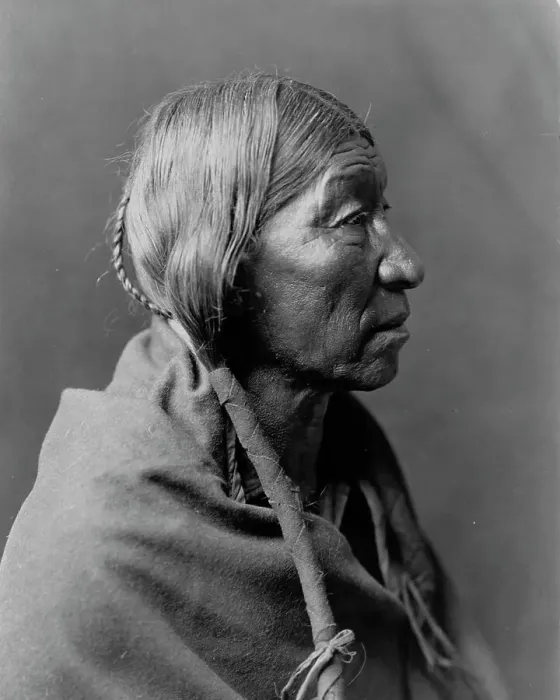 Framed Print : Cheyenne profile, c1910. Creator: Edward Sheriff Curtis Framed Print : Cheyenne profile, c1910. Creator: Edward Sheriff Curtis