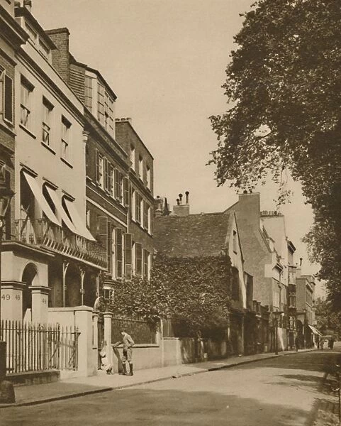 Cheyne Walk, A Demure Road Looking Over The River, Is Rich In Memories, c1935. Creator: Unknown