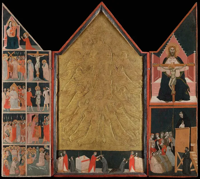 Framed Print : The Chiarito Tabernacle, 1340s. Creator: Pacino di Bonaguida Framed Print : The Chiarito Tabernacle, 1340s. Creator: Pacino di Bonaguida