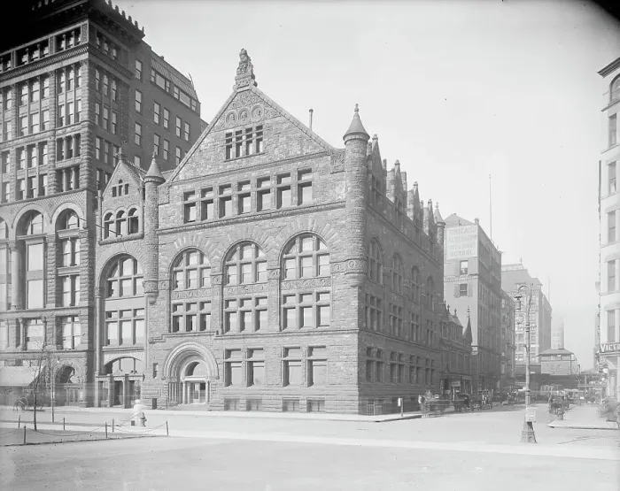 Framed Print : Chicago Club, Chicago, between 1900 and 1906. Creator: Unknown Framed Print : Chicago Club, Chicago, between 1900 and 1906. Creator: Unknown