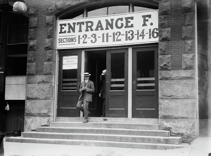 Framed Print : Chicago - Coliseum (exterior), 1912. Creator: Bain News Service Framed Print : Chicago - Coliseum (exterior), 1912. Creator: Bain News Service