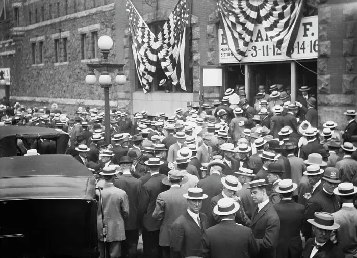 Framed Print : Chicago Convention, 1912. Creator: Bain News Service Framed Print : Chicago Convention, 1912. Creator: Bain News Service