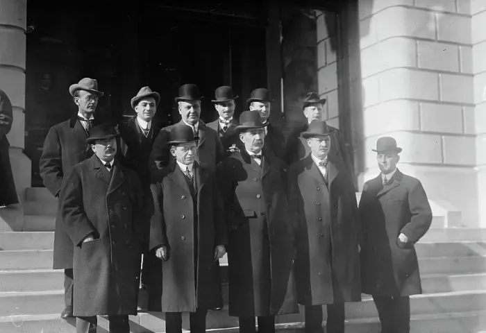 Framed Print : Chicago delegation at Dem. Nat'l Com'ee Meeting 1912, 1912. Creator: Bain News Service Framed Print : Chicago delegation at Dem. Nat'l Com'ee Meeting 1912, 1912. Creator: Bain News Service