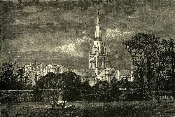 Chichester Cathedral, From The South, 1898. Creator: Unknown