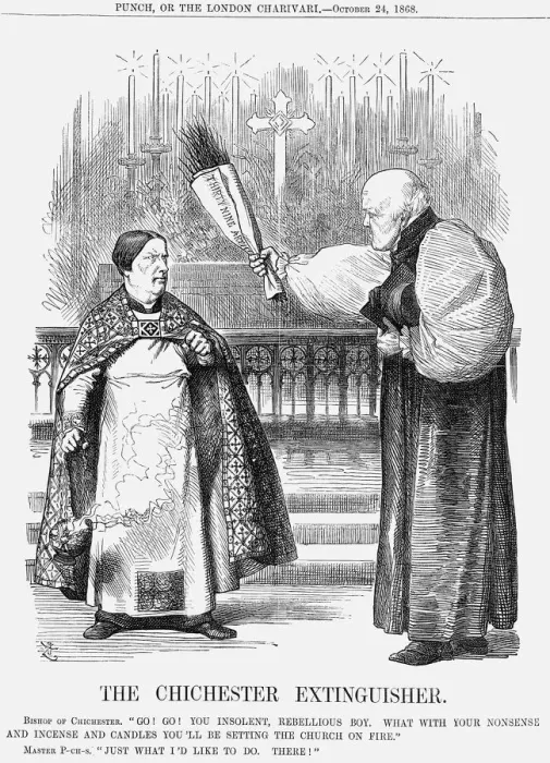 Framed Print : The Chichester Extinguisher, 1868 Framed Print : The Chichester Extinguisher, 1868