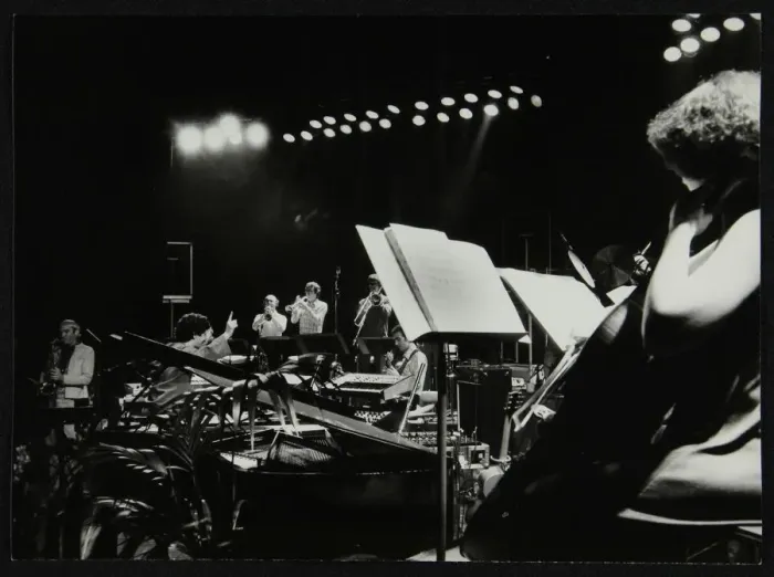 Framed Print : Chick Corea in concert, Finsbury Park Odeon, London, April 1978. Artist: Denis Williams Framed Print : Chick Corea in concert, Finsbury Park Odeon, London, April 1978. Artist: Denis Williams