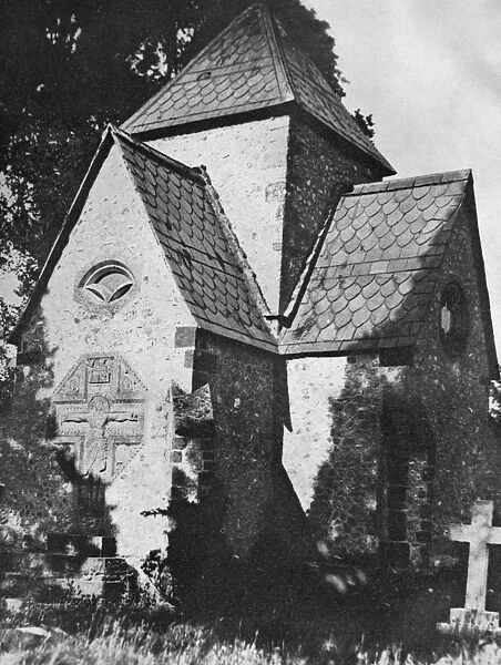 Chideock Church, Dorset, 1924-1926. Artist: Herbert Felton
