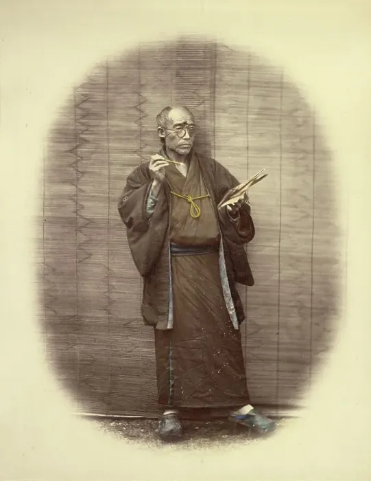 Framed Print : Our Chief Artist, 1866-1867. Creator: Felice Beato Framed Print : Our Chief Artist, 1866-1867. Creator: Felice Beato