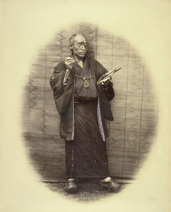 Framed Print : Our Chief Artist, 1868. Creator: Felice Beato Framed Print : Our Chief Artist, 1868. Creator: Felice Beato