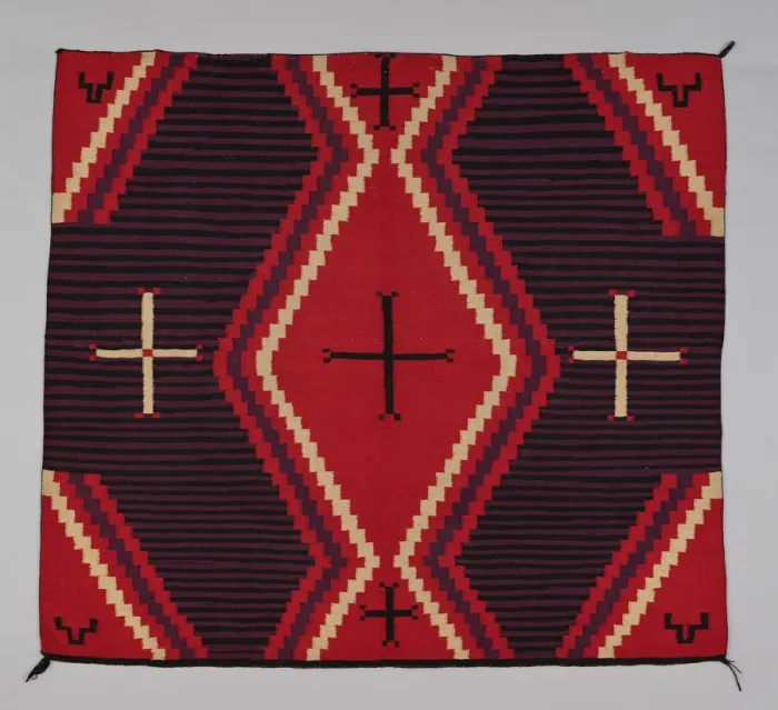 Framed Print : Chief Blanket (Third Phase), c. 1880. Creator: Unknown Framed Print : Chief Blanket (Third Phase), c. 1880. Creator: Unknown
