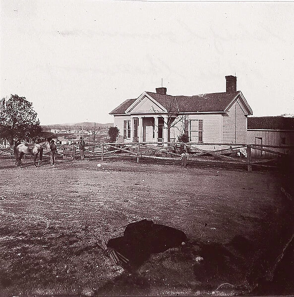 Chief Commissarys Office, Chattanooga, ca. 1864. Creator: George N. Barnard
