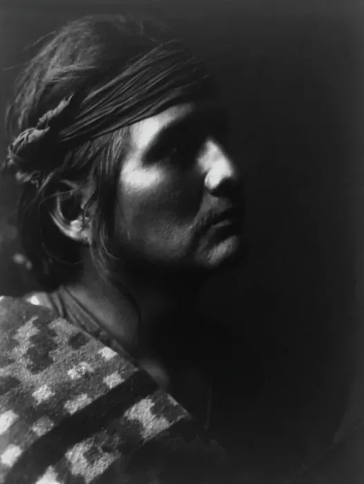 Framed Print : A Chief of the Desert, c1904. Creator: Edward Sheriff Curtis Framed Print : A Chief of the Desert, c1904. Creator: Edward Sheriff Curtis
