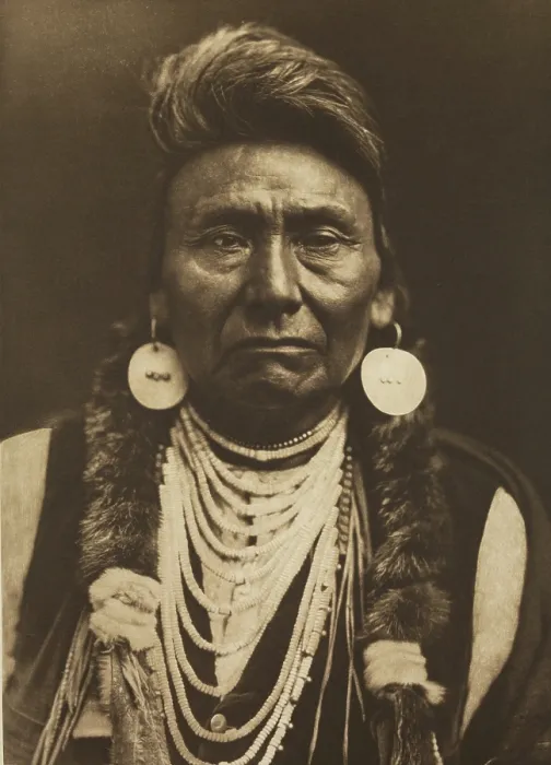 Framed Print : Chief Joseph, Nez Perce, 1903. Creator: Edward Sheriff Curtis Framed Print : Chief Joseph, Nez Perce, 1903. Creator: Edward Sheriff Curtis