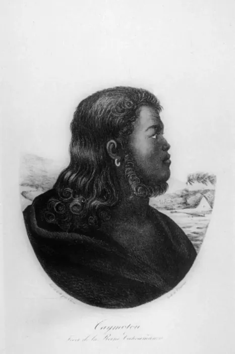 Framed Print : Chief Kalanimoku, 1816. Artist: Ludwig Choris