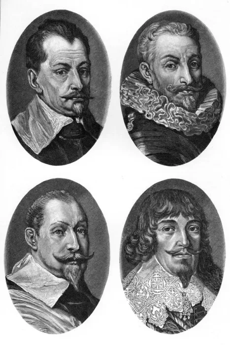 Framed Print : The chief military commanders of the Thirty Years War, 1618-1648 (1903) Framed Print : The chief military commanders of the Thirty Years War, 1618-1648 (1903)