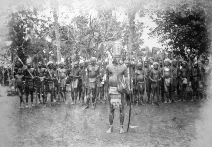 Framed Print : Chief Natei, Nelua, 1892