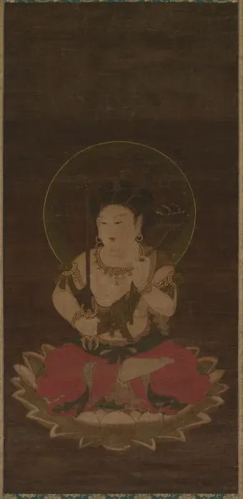 Framed Print : Chigo Monju: Manjusri as a Child, early 1400s. Creator: Unknown Framed Print : Chigo Monju: Manjusri as a Child, early 1400s. Creator: Unknown